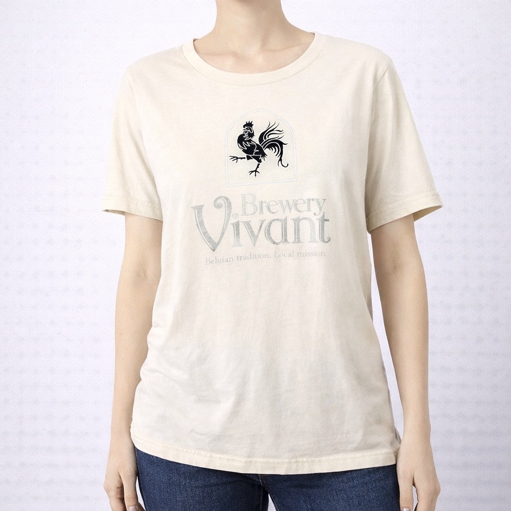 Avanti Cream Rooster Graphic T-Shirt